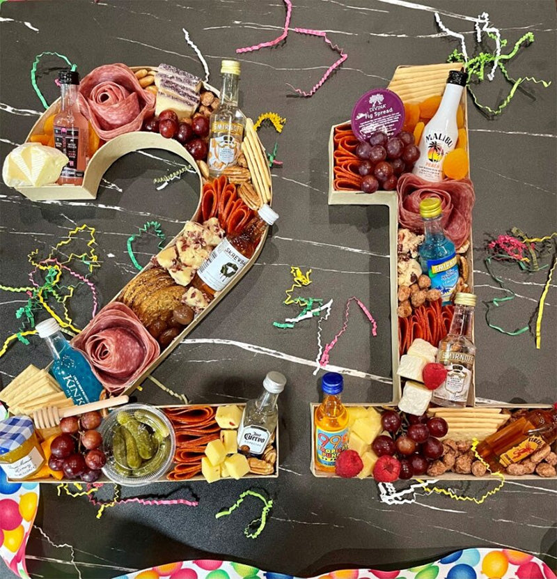 21st Birthday Number Board – City Farms Charcuterie